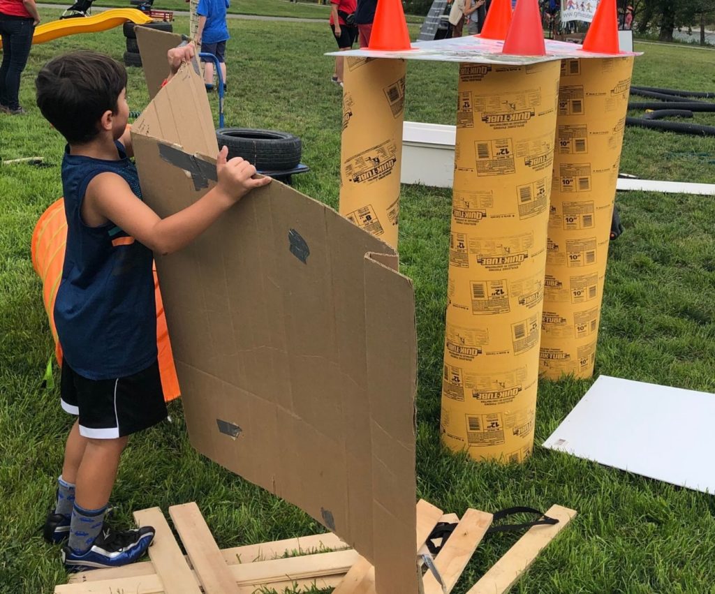 tower cardboard